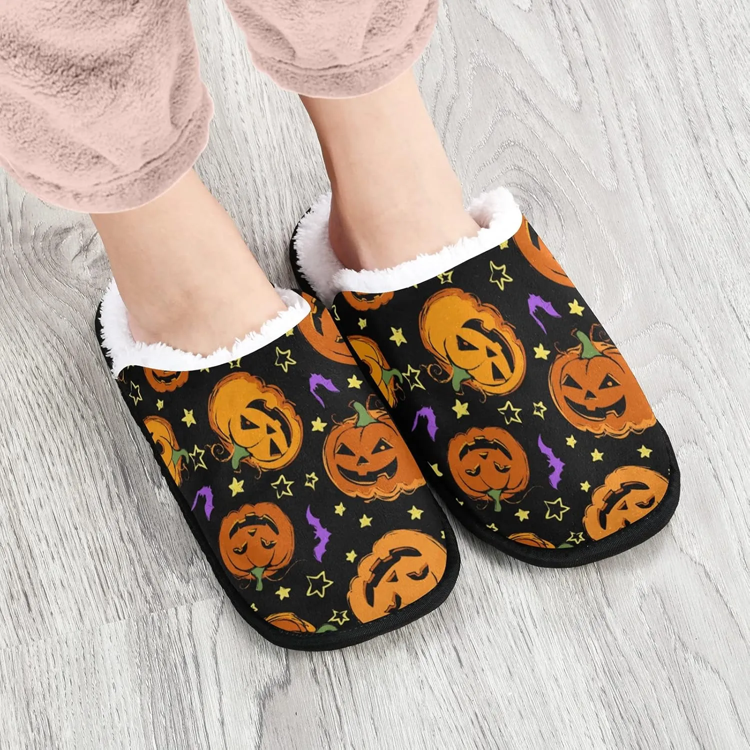 Dussdil Home House Slippers Travel Slipper Soft Memory Foam Slipper Non Slip for Women Men Hotel Bedroom Shoes Slippers