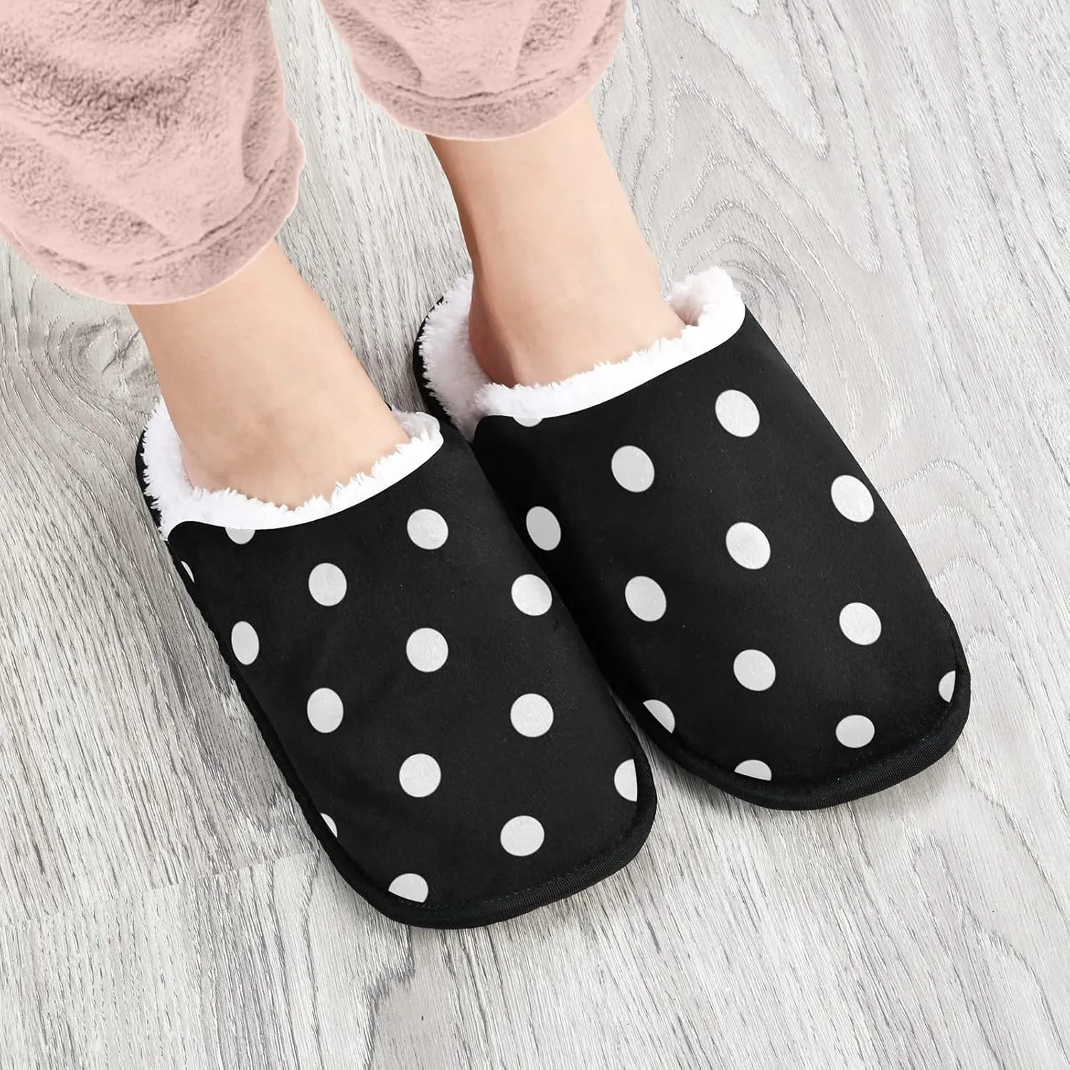 Dussdil Home House Slippers Travel Slipper Soft Memory Foam Slipper Non Slip for Women Men Hotel Bedroom Shoes Slippers