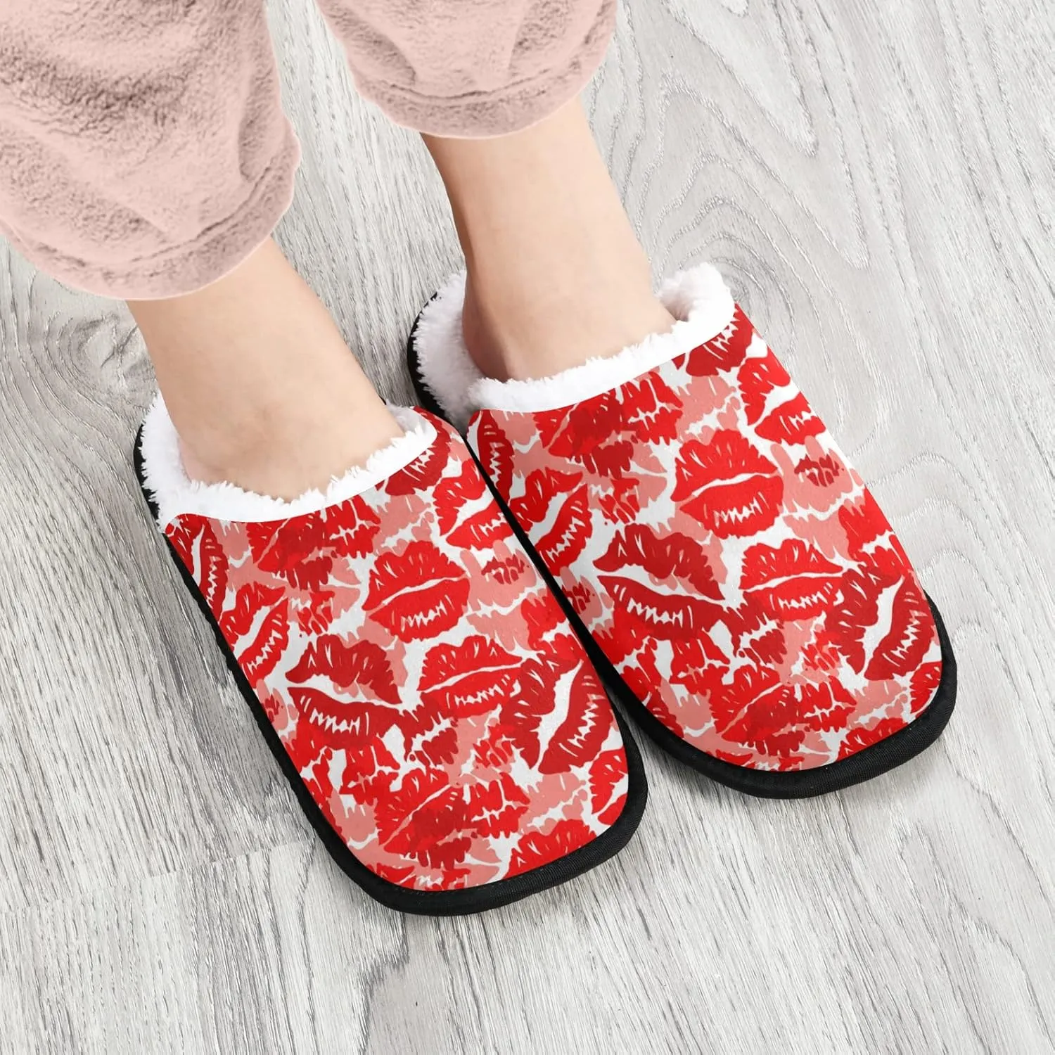 Dussdil Winter Spa Slippers Home House Slippers for Women Men Travel Slipper Soft Memory Foam Slipper Non Slip for Hotel Bedroom Shoes Slippers