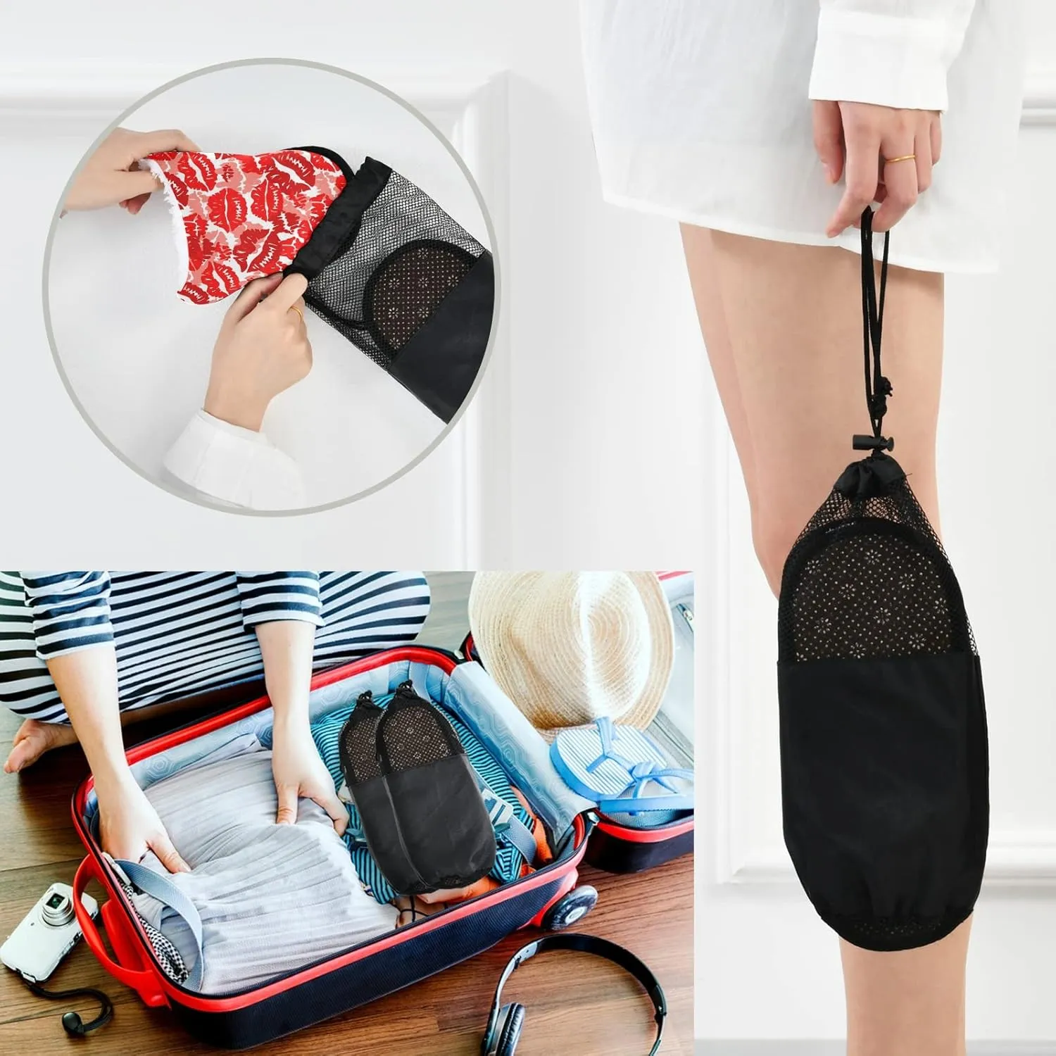 Dussdil Winter Spa Slippers Home House Slippers for Women Men Travel Slipper Soft Memory Foam Slipper Non Slip for Hotel Bedroom Shoes Slippers