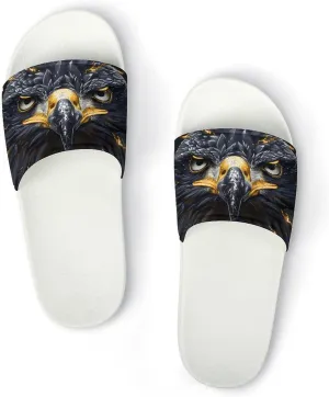 Eagle Thunder Home Slipper PVC Shower Slipper Non-Slip Open Toe Slipper Soft Sole Pool Sandals for Men Women