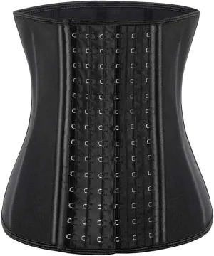 ECOWALSON Waist Trainer for Women Corset Cincher Body Shaper Girdle Trimmer with Steel Bones Extender