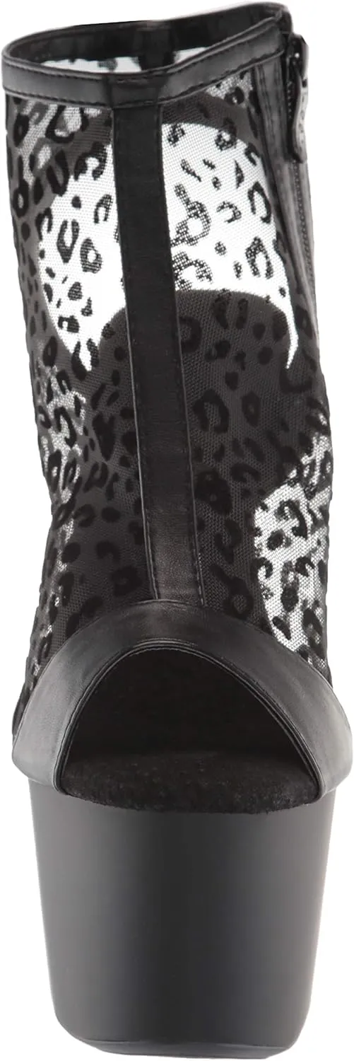 Ellie Shoes Women's Peeptoe Bootie Fashion Boot