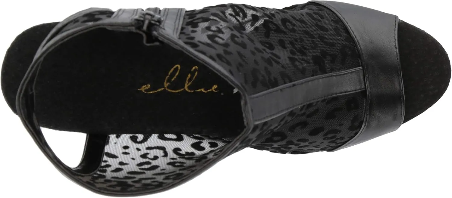 Ellie Shoes Women's Peeptoe Bootie Fashion Boot