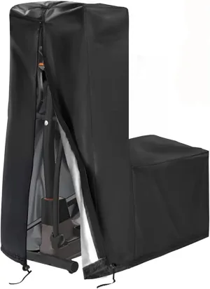 Elliptical Cover, Cross Trainers Exercise Machine Cover, Elliptical Exercise Machine Cover, Treadmill Cover, Protection Fitness Stepper Bike for Gym Workouts(Black,140 * 64 * 165cm)