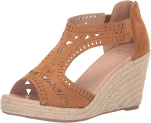 EVANS Women's Sandal Wedge Honey
