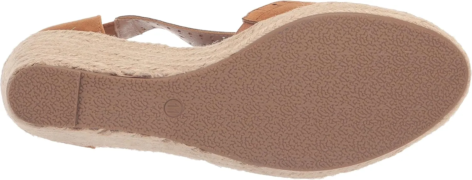 EVANS Women's Sandal Wedge Honey