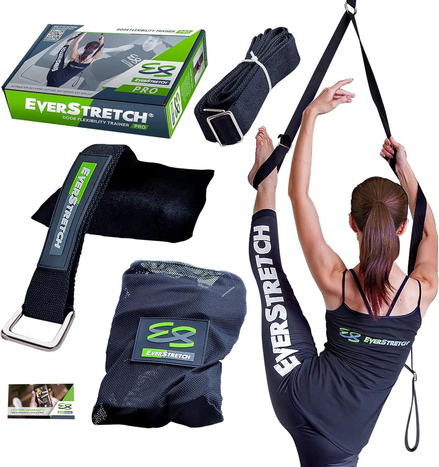 EverStretch Split Machine for Flexibility: Get More Flexible with The Door Flexibility Trainer PRO: Premium Stretching Equipment for Ballet, Dance, MMA, Taekwondo & Gymnastics.
