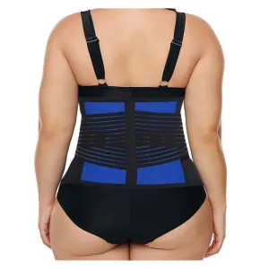 Extra Large Size S-6XL Back Brace Lumbar Support Belt Men Women Waist Pain Relief age Belt Tummy Tuck Sports Fitness Waist Trainer For Sciatica Scoliosis(3XL) (Blue 3XL)