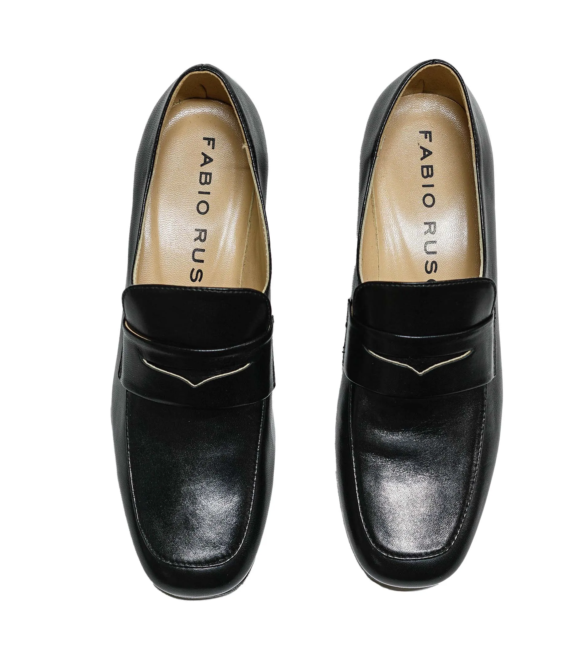 Fabio Rusconi Women’s Black Leather Loafer I1701