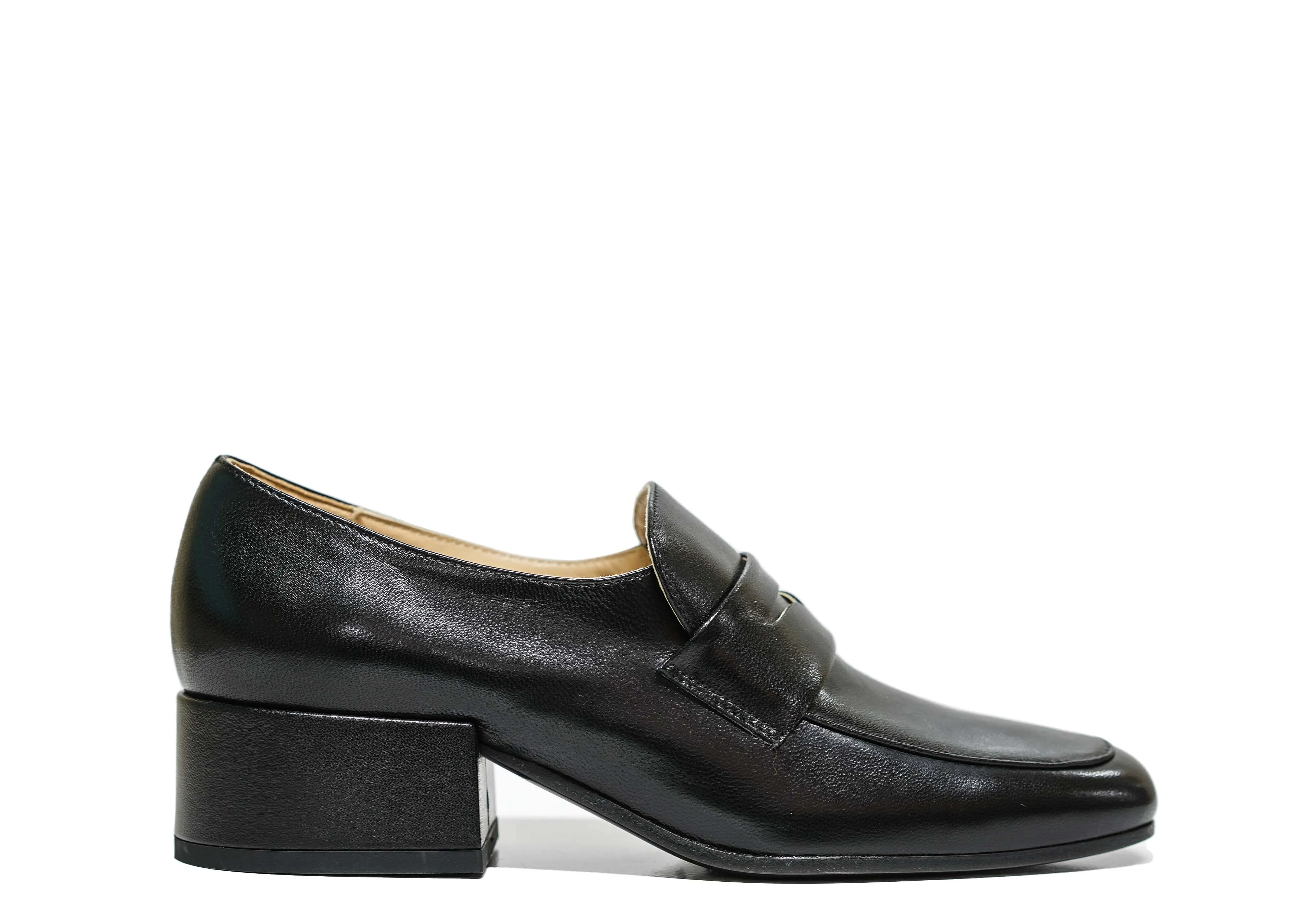 Fabio Rusconi Women’s Black Leather Loafer I1701