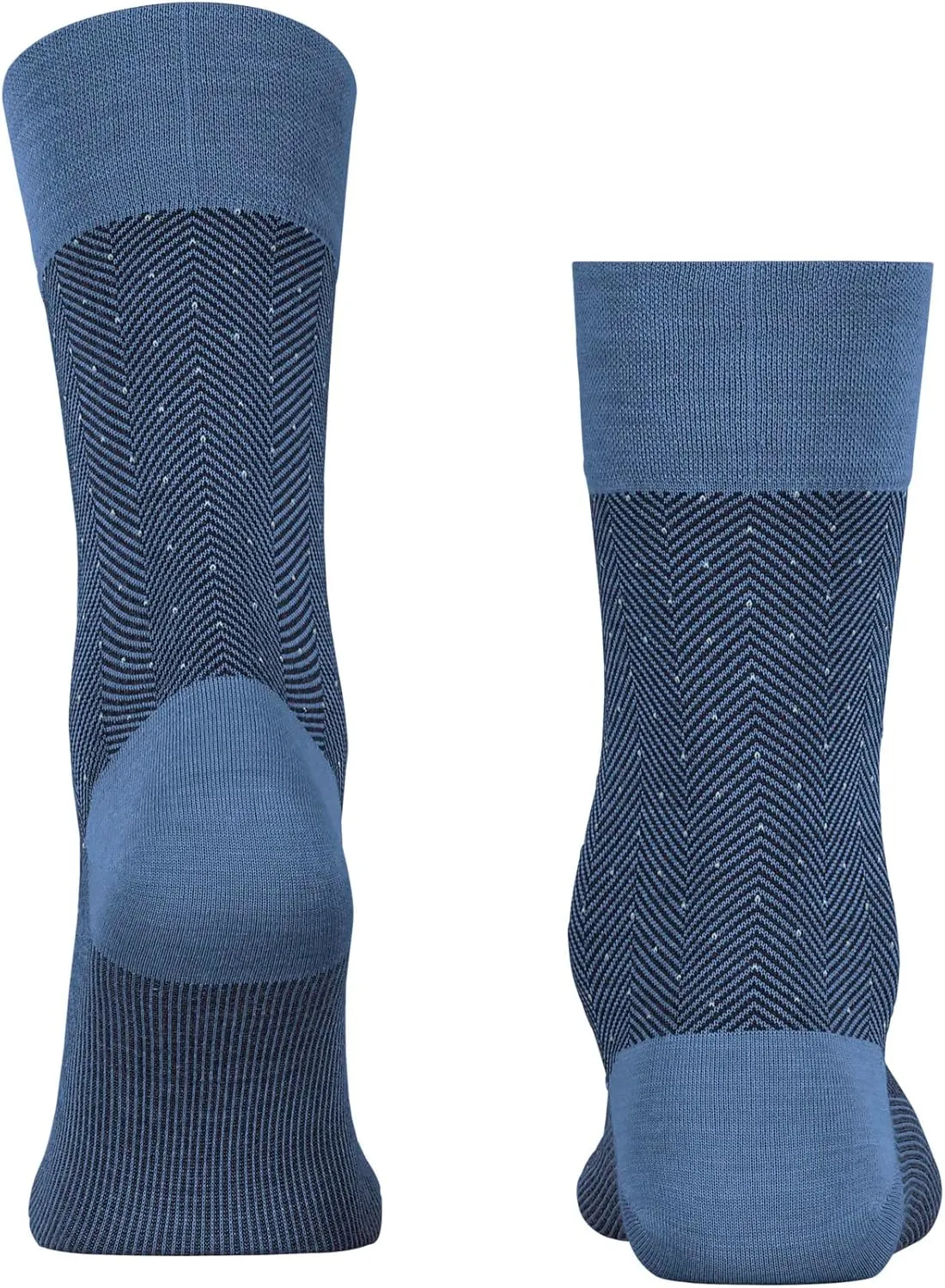 FALKE Men's Sensitive Herringbone Socks, Wide Top, Skin-Friendly, Great for Diabetics, Breathable Warm, Merino Wool