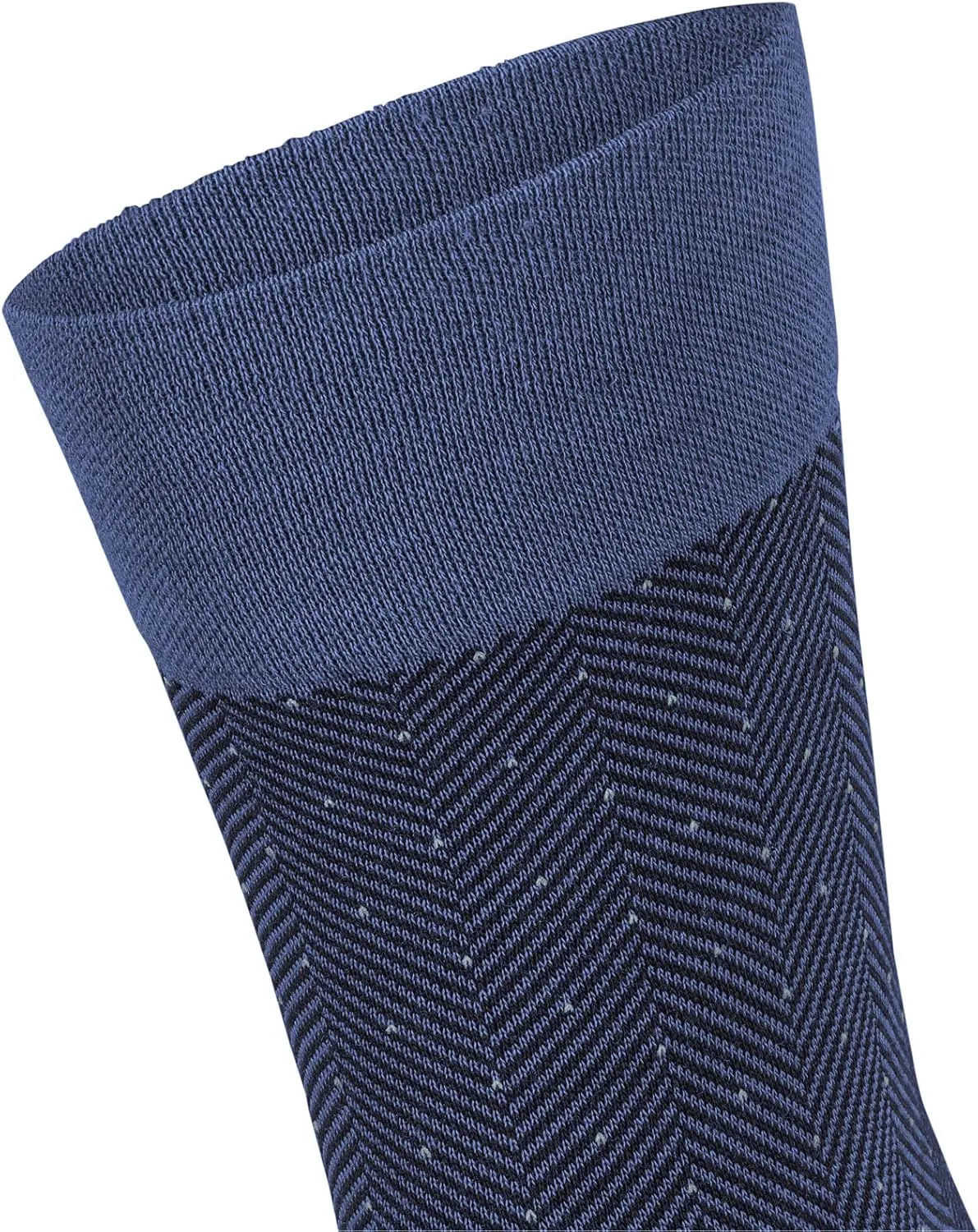 FALKE Men's Sensitive Herringbone Socks, Wide Top, Skin-Friendly, Great for Diabetics, Breathable Warm, Merino Wool
