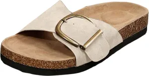 Fashion Slides Slippers for Summer Ladies New Flat Bottom One Word Pillar Fashion Casual Soft Bottom Retro Outer Wear