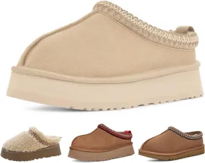 Fashion Winter plush platform Short Ankle boots for kids Fur Fleece Lined slippers girl boy warm Outdoor indoor House anti slip trend Mini boots little kids big kids
