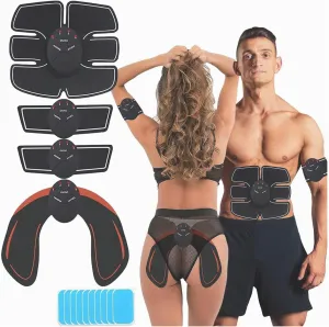 FIT Belt, Abs Stimulator, Muscle Stimulator, Abdominal Toning Belt, Abs Workout Equipment, Ab Sport Exercise Belt for Men and Women (Black)