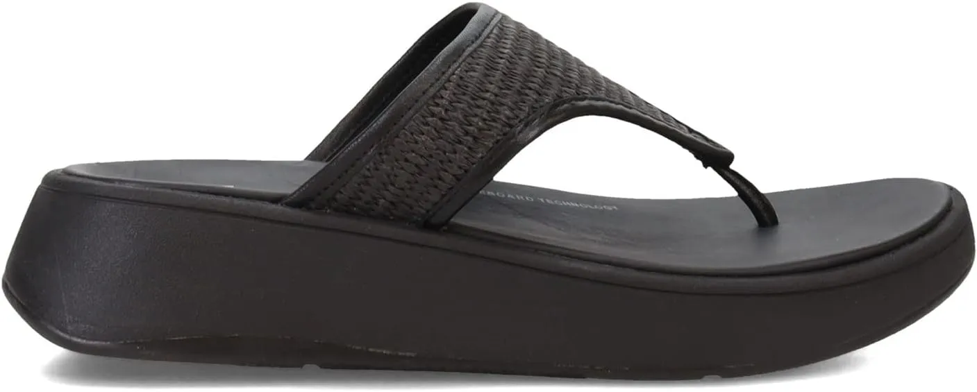 FitFlop Women's, F-Mode Woven Flatform Toe Post Sandal