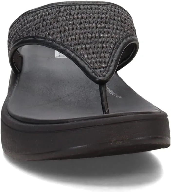 FitFlop Women's, F-Mode Woven Flatform Toe Post Sandal