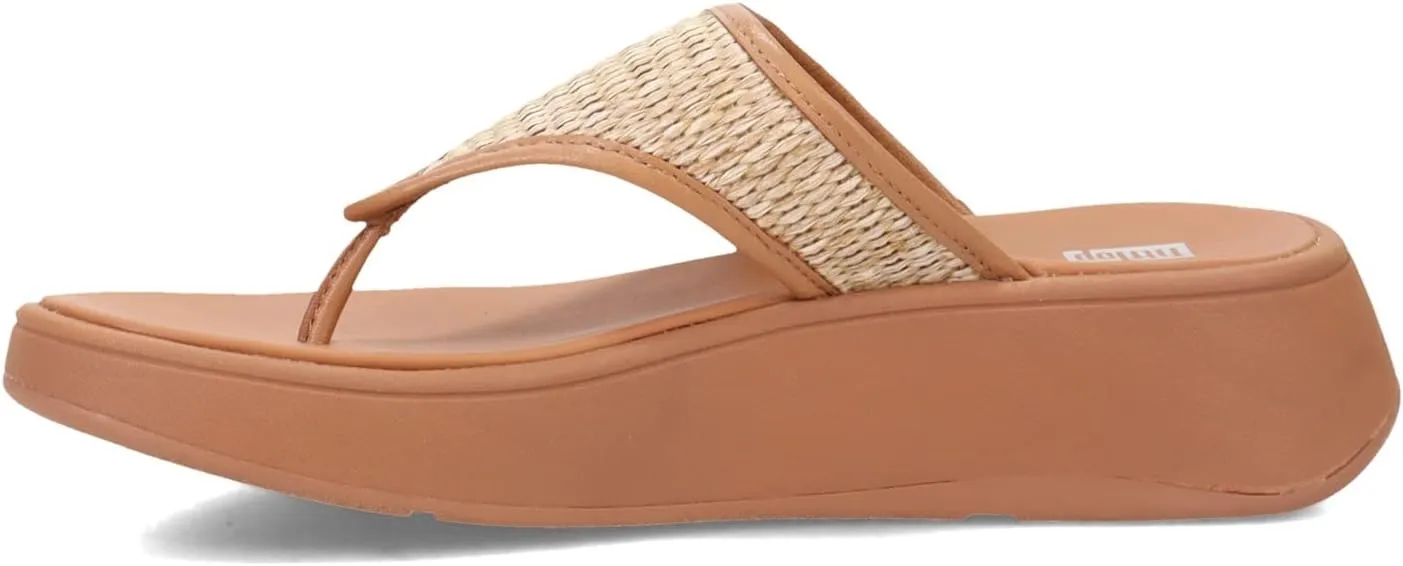 FitFlop Women's, F-Mode Woven Flatform Toe Post Sandal