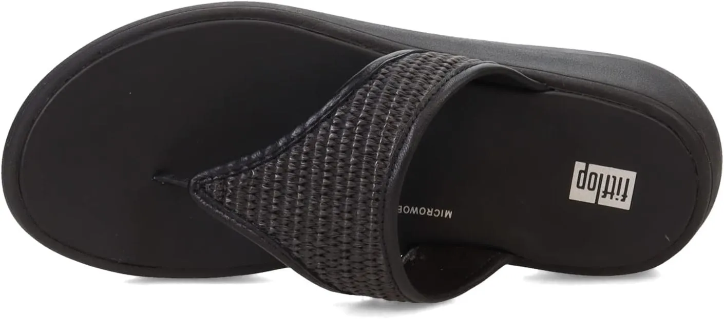 FitFlop Women's, F-Mode Woven Flatform Toe Post Sandal