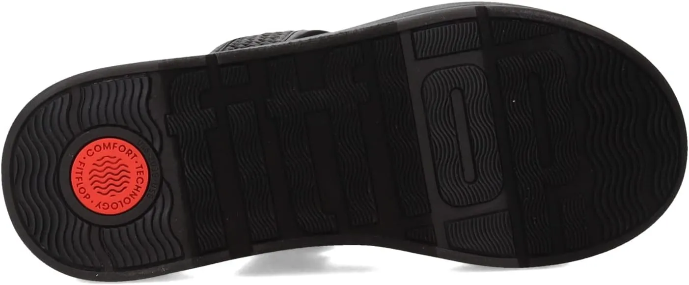 FitFlop Women's, F-Mode Woven Flatform Toe Post Sandal