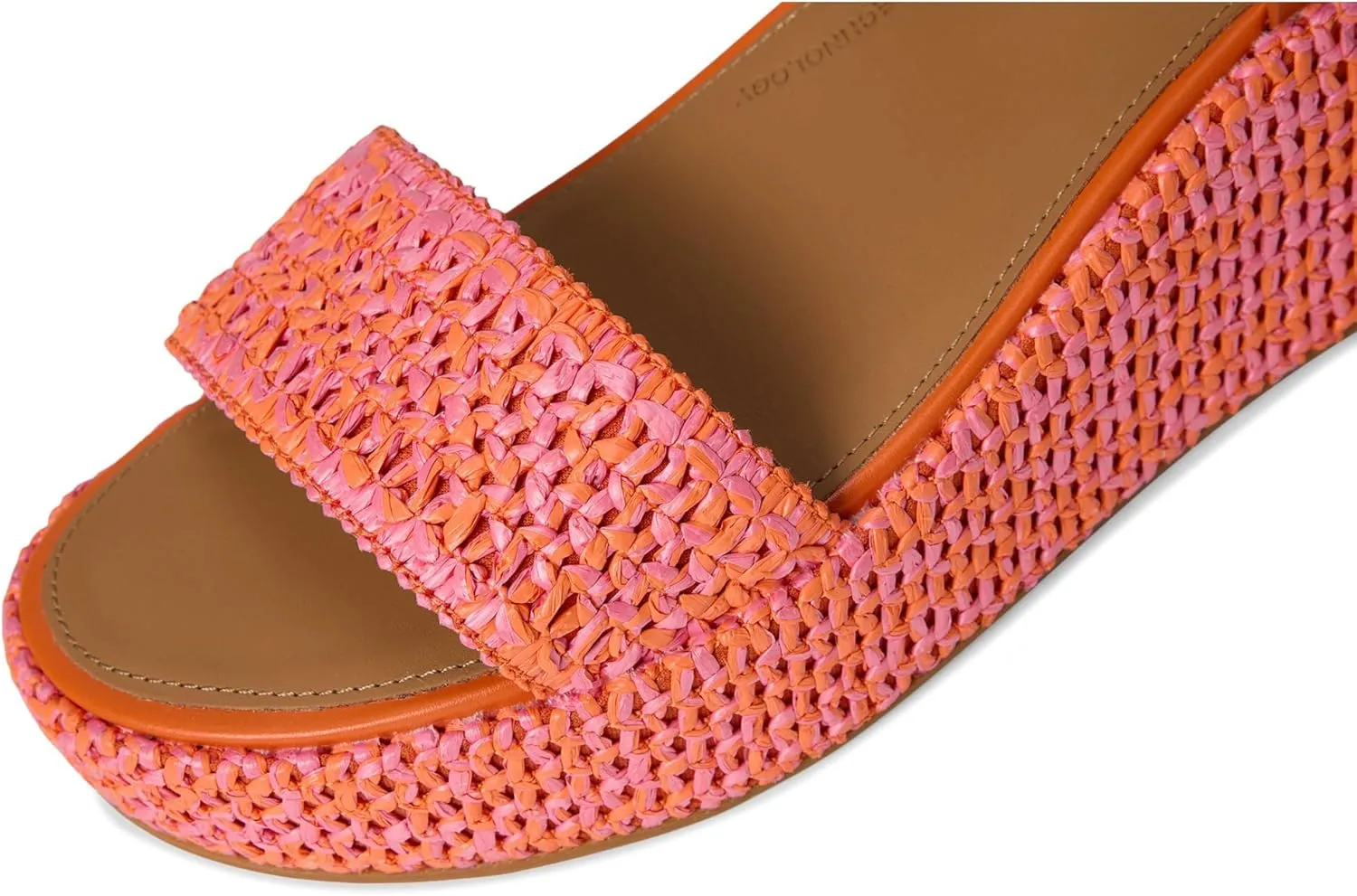 FitFlop Women's Platfforms Woven Wedge Ankle-Strap Sandals
