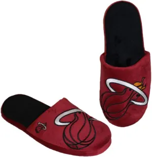 FOCO NBA Miami Heat Men's Slip On Slippers