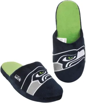 FOCO NFL Seattle Seahawks Men's Slip On Slippers