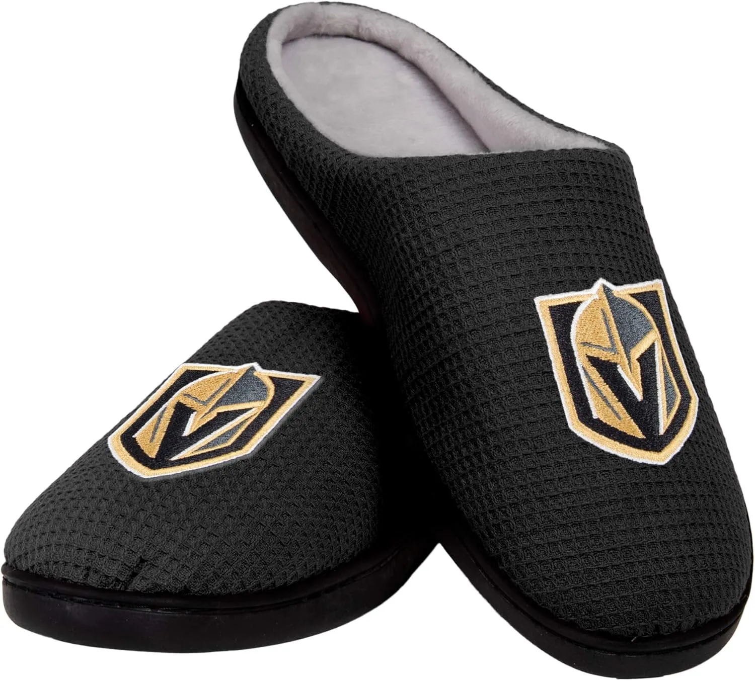 FOCO NHL Mens Memory Foam Slide Slippers