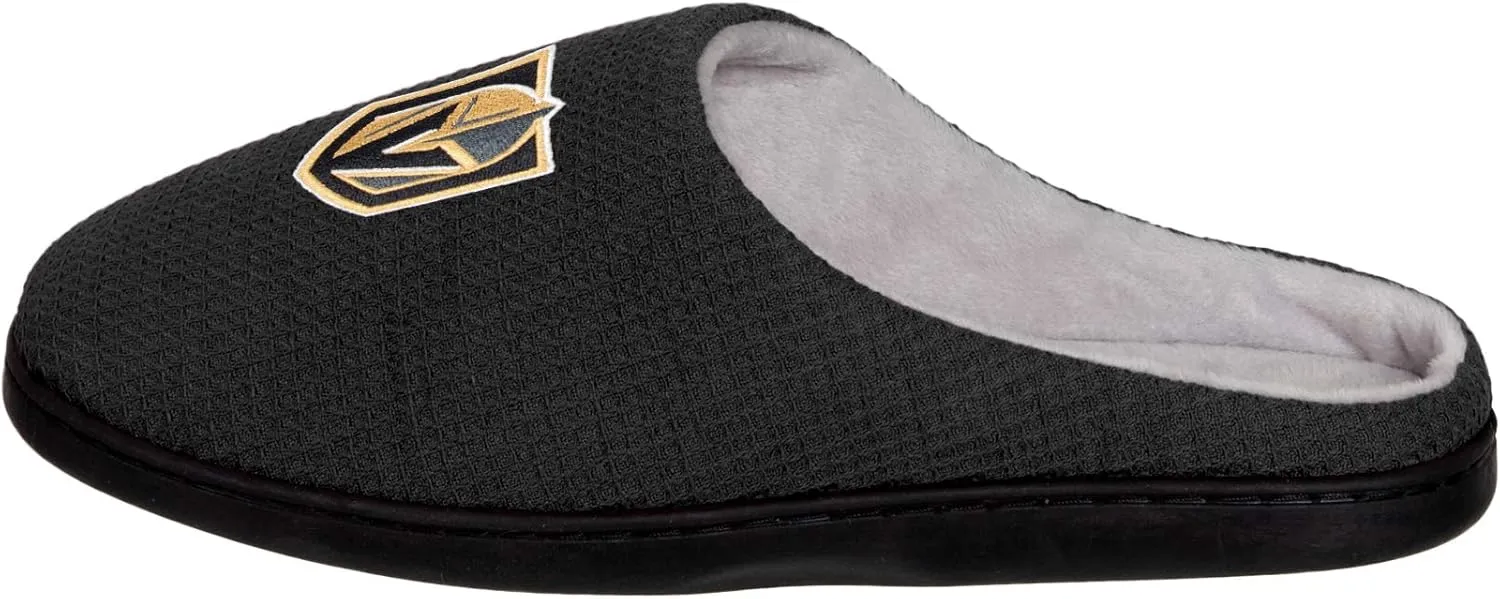 FOCO NHL Mens Memory Foam Slide Slippers