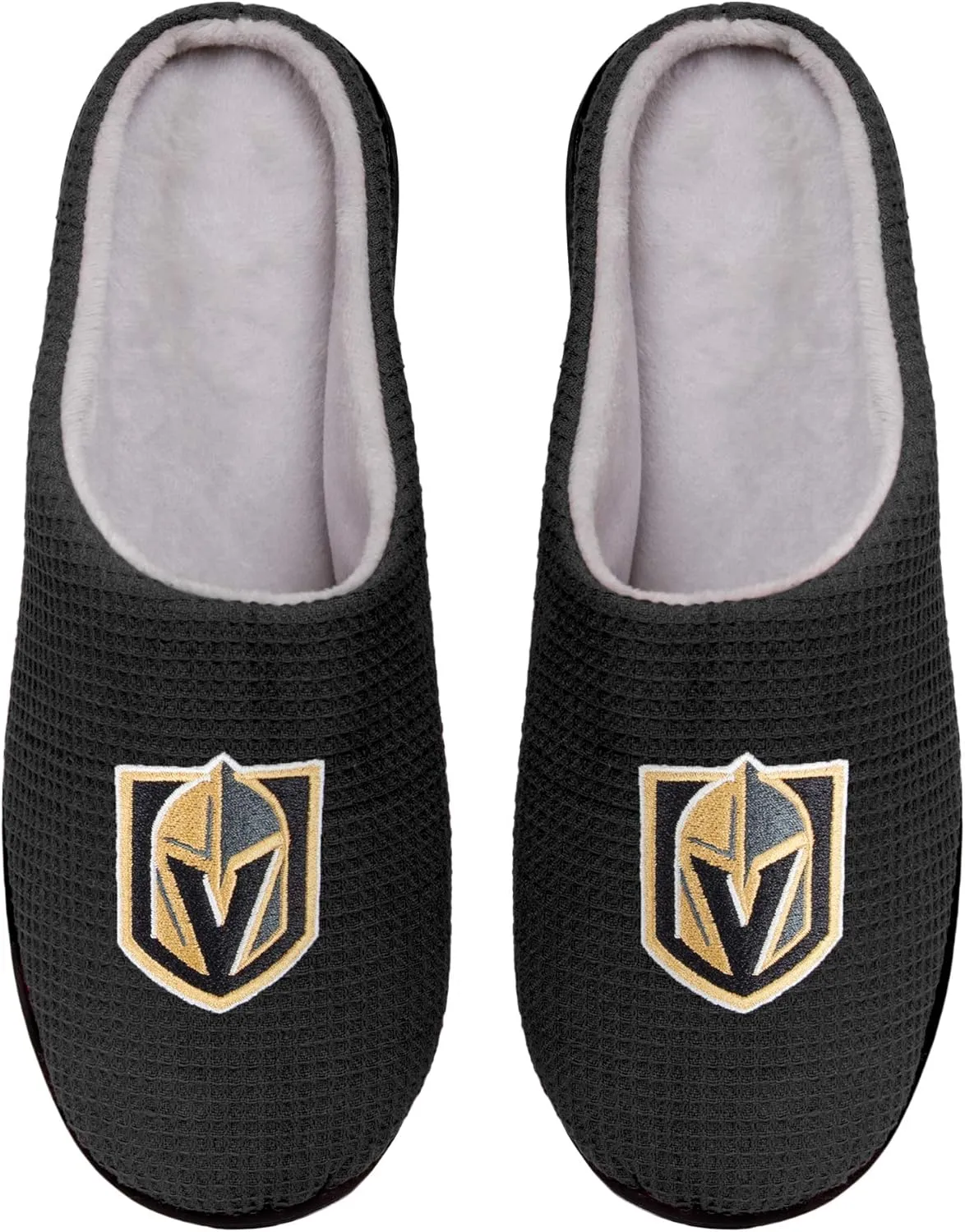 FOCO NHL Mens Memory Foam Slide Slippers