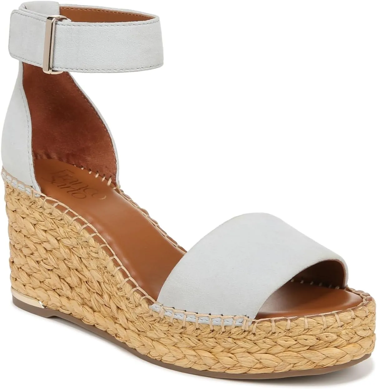 Franco Sarto Women's Clemens Raffia Espadrille Wedge Sandals