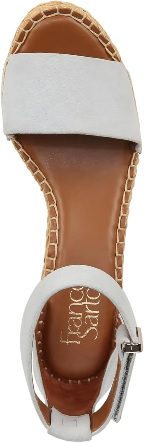 Franco Sarto Women's Clemens Raffia Espadrille Wedge Sandals