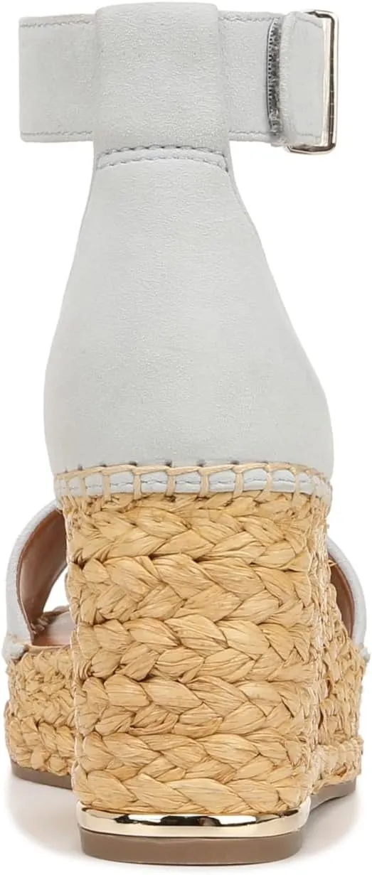 Franco Sarto Women's Clemens Raffia Espadrille Wedge Sandals