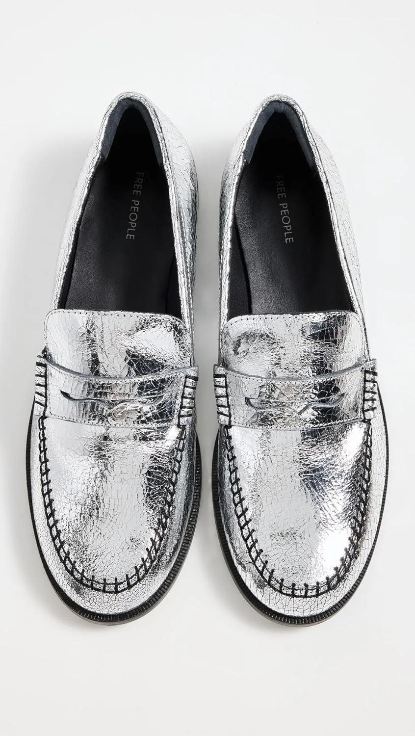 Free People Women's Blanket Stitch Loafers