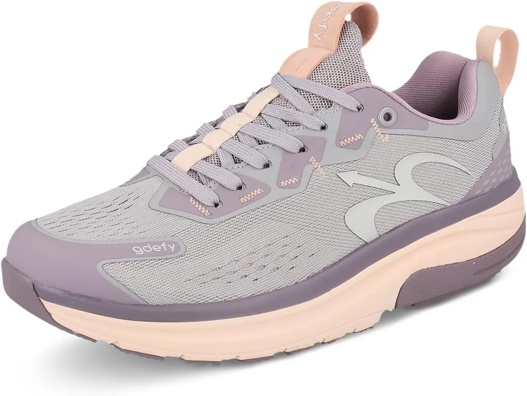 G-DEFY Mehalef Women’s Cross Trainer Shoe | Heel Support | VersoShock Technology for Pain Associated with Prolonged Standing or Walking | Arch Support | Diabetic Shoes | Wide Shoes | Free Orthotic