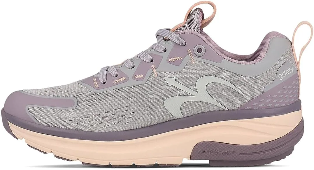 G-DEFY Mehalef Women’s Cross Trainer Shoe | Heel Support | VersoShock Technology for Pain Associated with Prolonged Standing or Walking | Arch Support | Diabetic Shoes | Wide Shoes | Free Orthotic