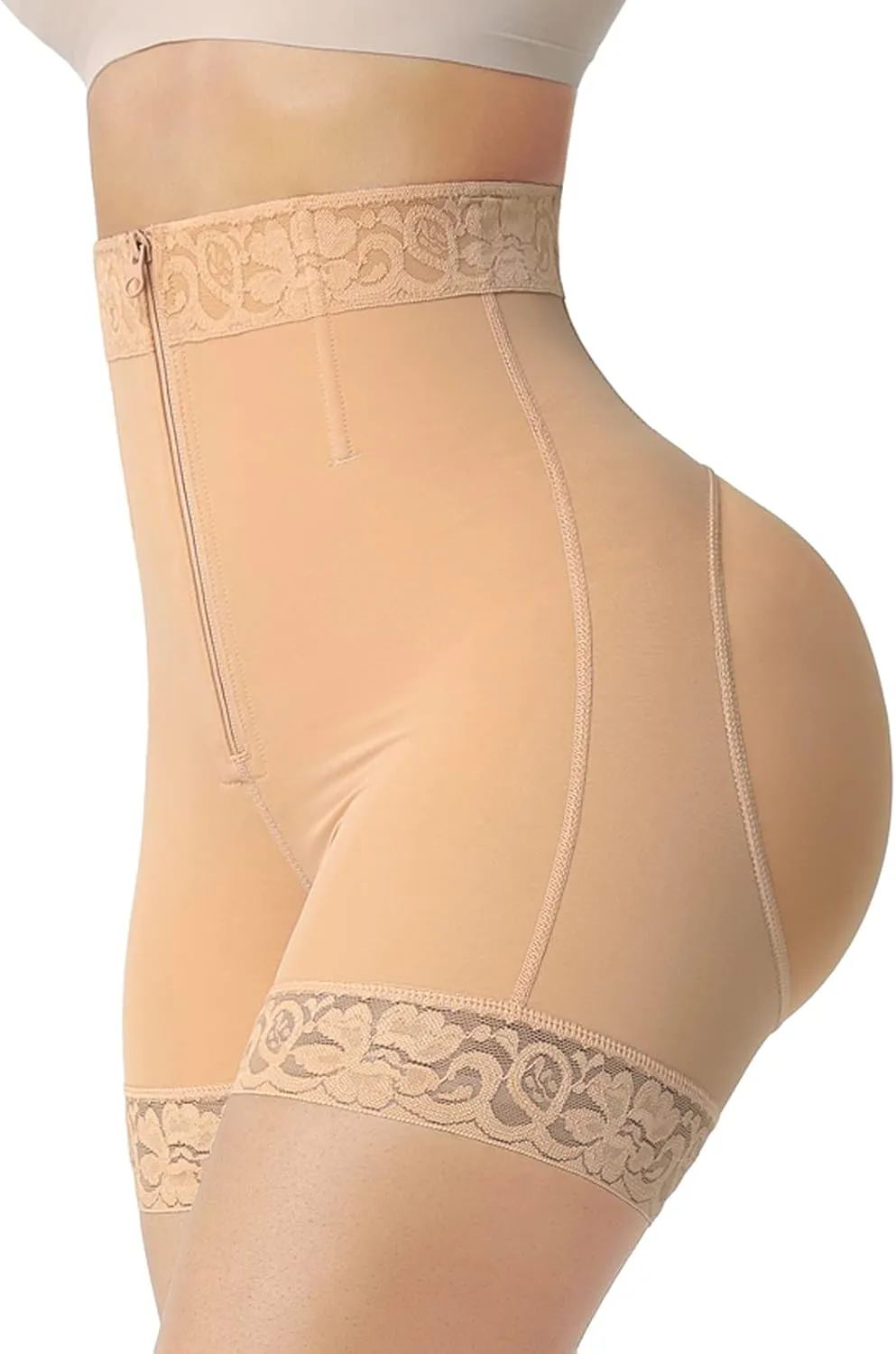 Generic Women Body Shaper Butt Lifter Hip High Waist Waist Trainer Tummy Control Panties Shorts Shapewear