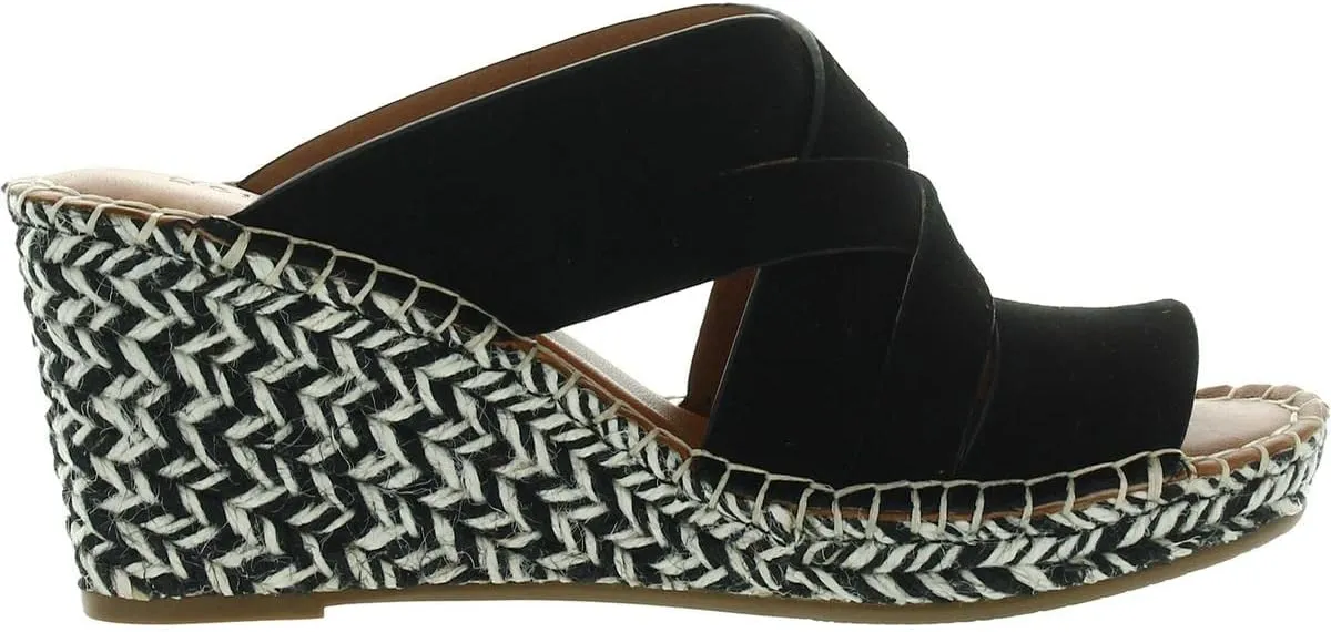 Gentle Souls Women's Charli Woven Strap Heeled Sandal