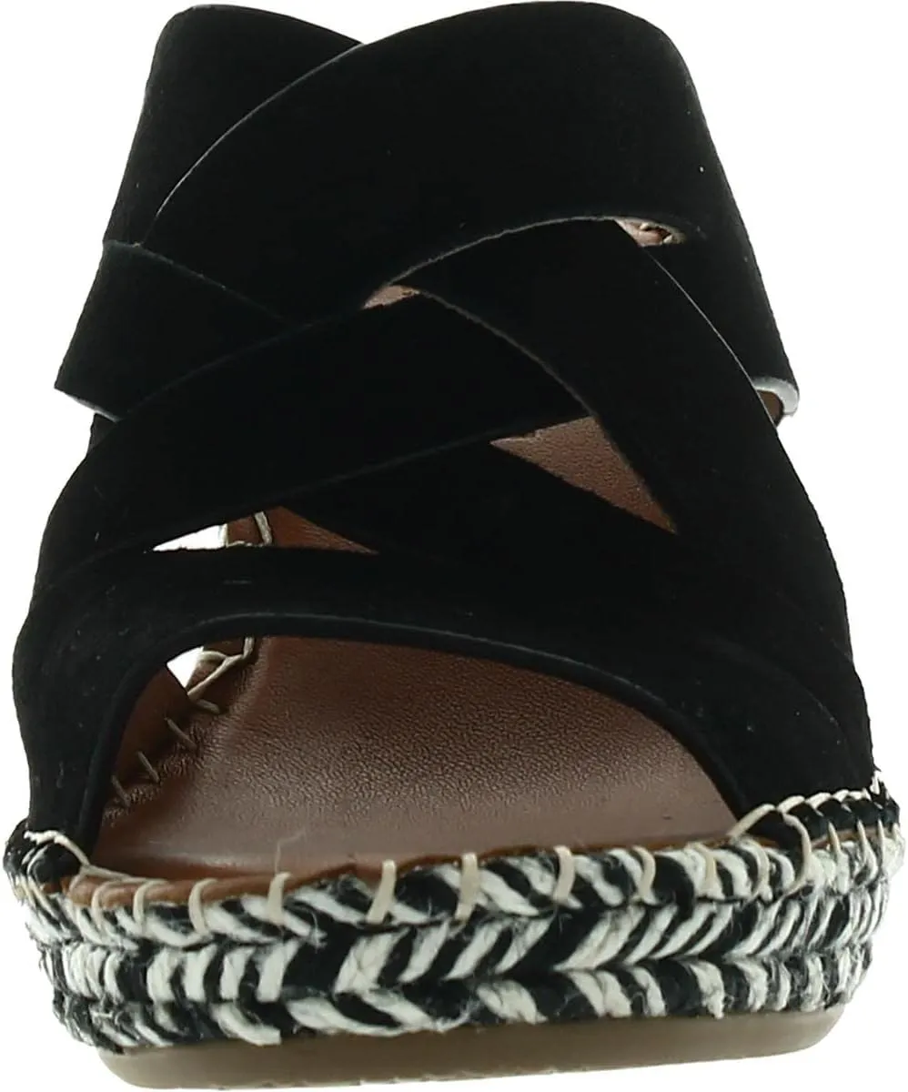 Gentle Souls Women's Charli Woven Strap Heeled Sandal