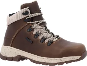 Georgia Boot Eagle Trail Women's Alloy Toe Waterproof Hiker, Brown, Size 9.5(W)