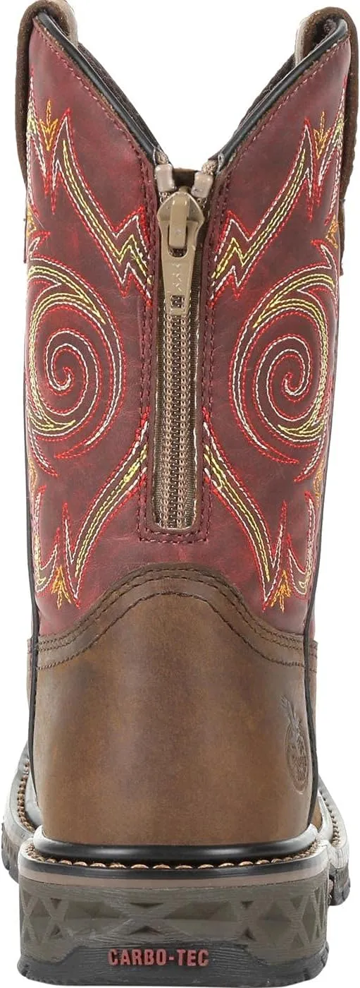 Georgia Boot Unisex-Child Carbo-tec Lt Western Boot