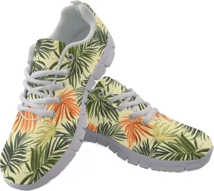 Girls Sports Trainer Running Shoes Womens Causal Travel Running Sneaker Walking Low Heel Lace up Breathable Flexible