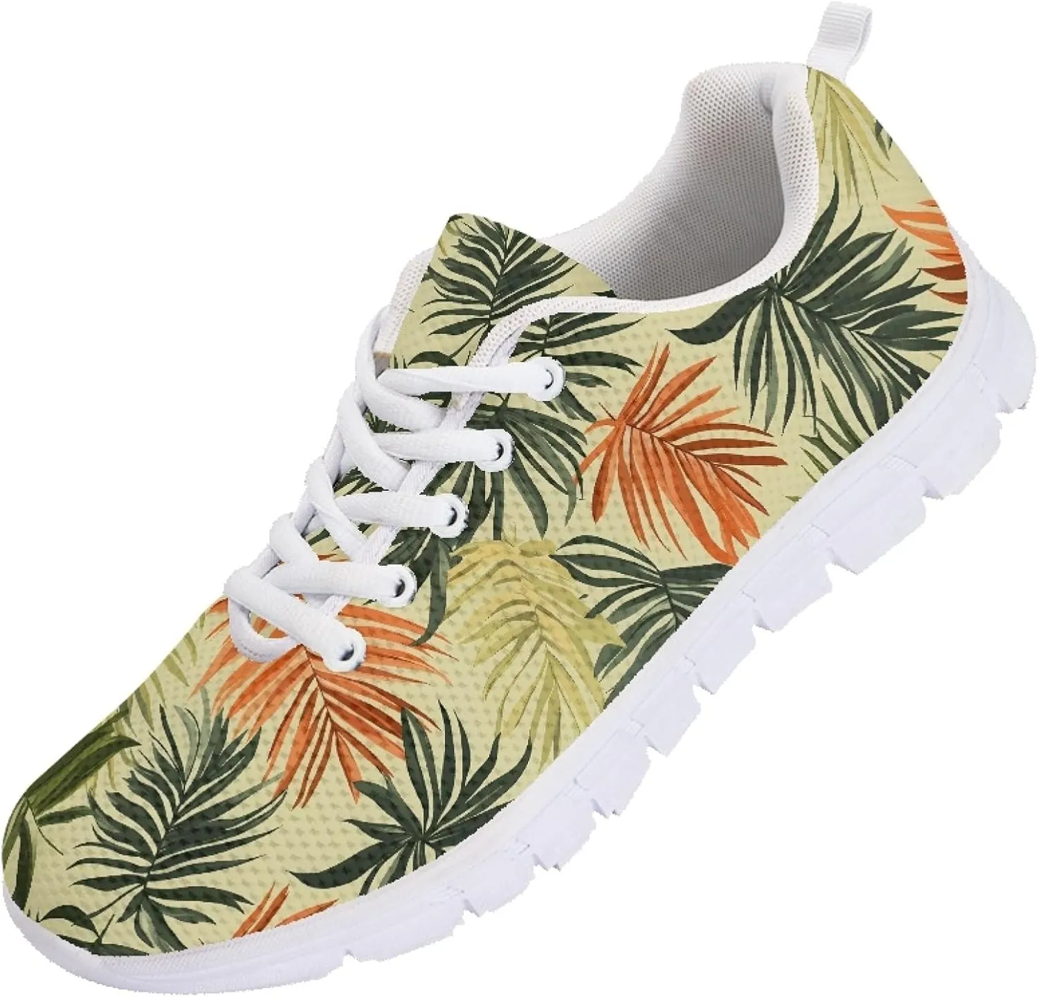 Girls Sports Trainer Running Shoes Womens Causal Travel Running Sneaker Walking Low Heel Lace up Breathable Flexible