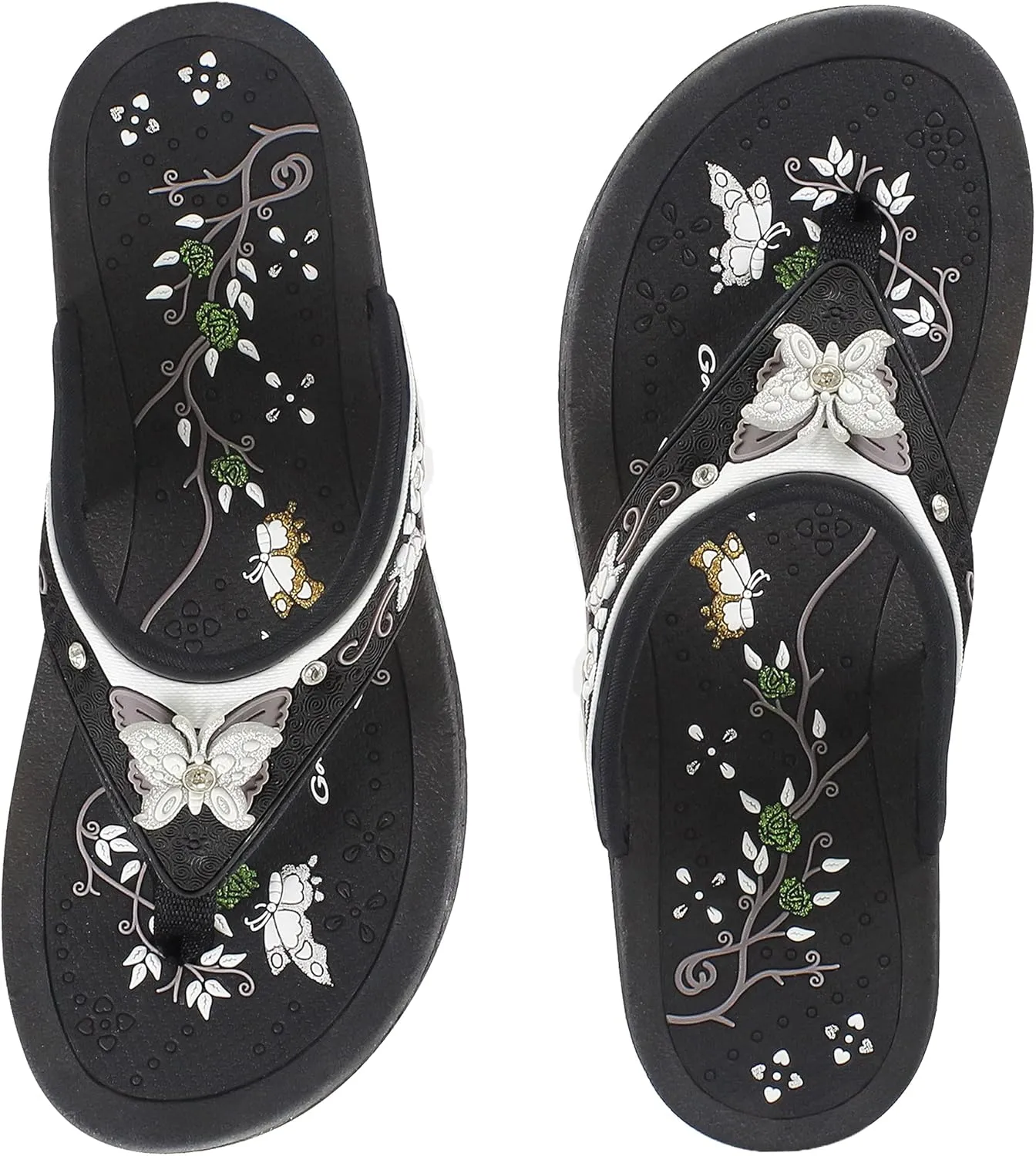 Gold Pigeon Shoes Comfortable Wedge Sandals, Women's Platform Sandals Casual Summer Beach, Heeled Wedges 2.75"