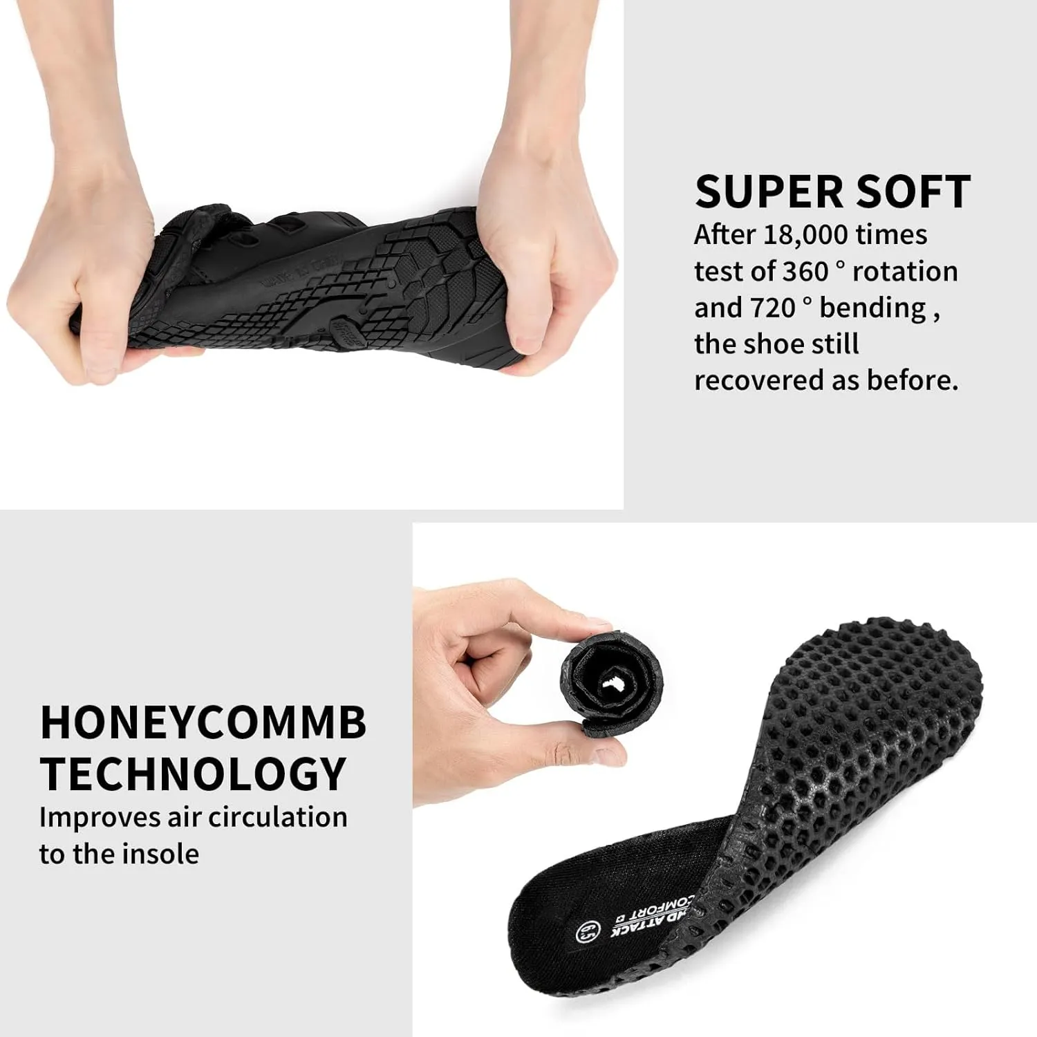 Grand Attack Barefoot Shoes Women Minimalist Zero Drop Lightweight Cross-Trainer for Wrestling Boxing Weightlifting Walking Shoes