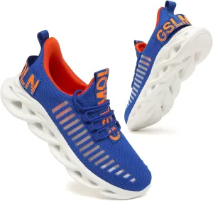 GSLMOLN Men's Casual Walking Shoes Non Slip Breathable Comfort Sneakers Work Gym Running Tennis Cross Trainer