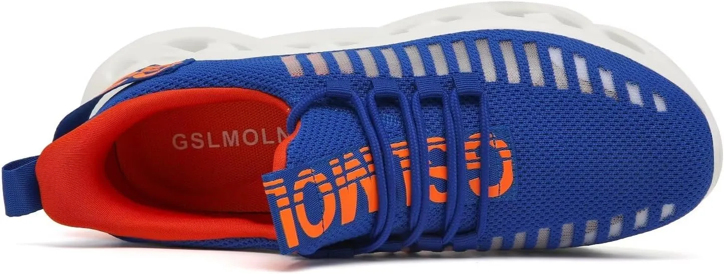 GSLMOLN Men's Casual Walking Shoes Non Slip Breathable Comfort Sneakers Work Gym Running Tennis Cross Trainer