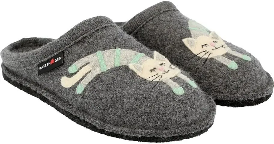 HAFLINGER Unisex-Adult Katze Slipper