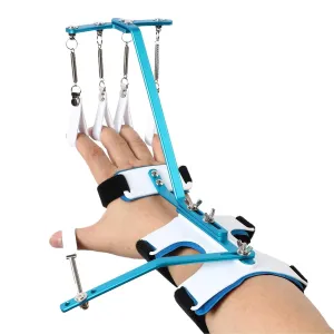 Hand Wrist Finger Orthotics Training Device Wrist Finger Orthosis Brace Hand Finger Muscle Strength Rehabilitation Trainer Finger Wrist Orthotics Exerciser for Hemiplegia Stroke